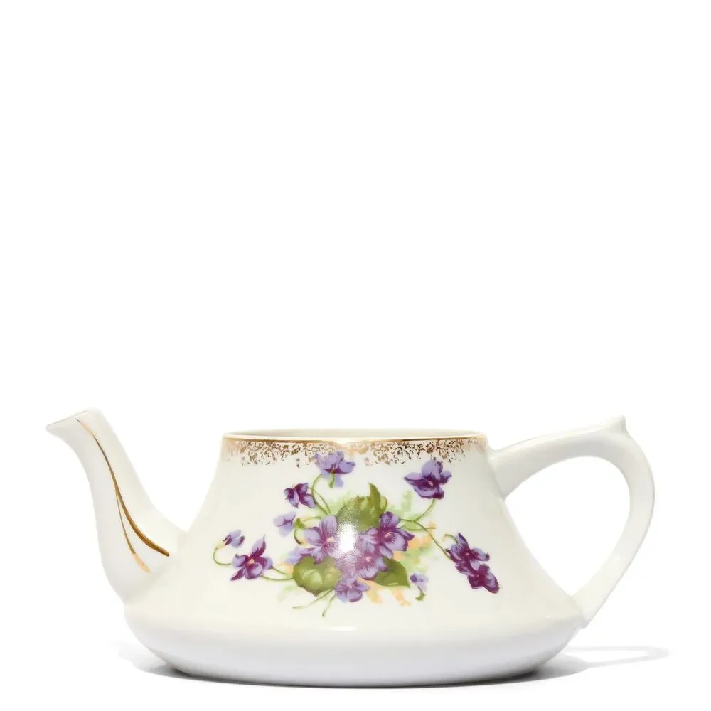 Floral Stacking Teapot and Teacup Set
